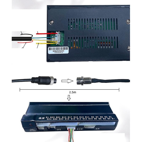 Jk 485-omvandlare för Jk Bms Rs485-adaptermodul svart