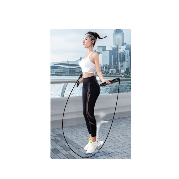 Digital LCD Hoppa Hopprep Kalorier Counter Timer Gym Fitness Justerbar  svart 0a05 | Svart | Fyndiq