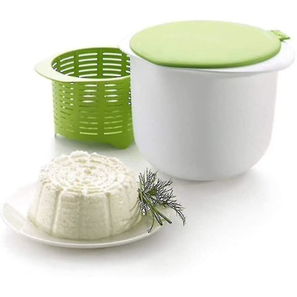 Cheese Maker Mould - Kompatibel med Ma Soft S Ostar Basic Chees grön