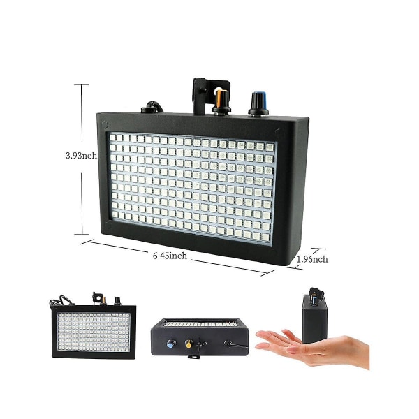 Stage Strobe Light, 180 Led Super Bright Flash Stage Lighting Wh