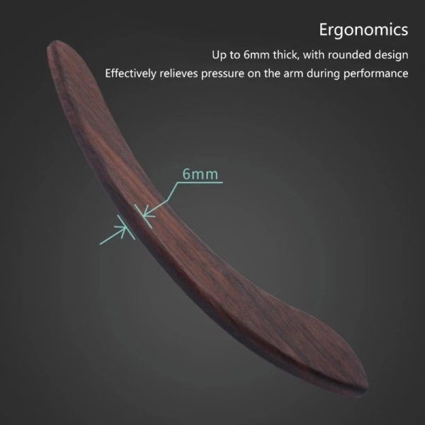 Trägitarrarmstöd Självhäftande Akustisk Gitarrarmstöd Eas Rosewood