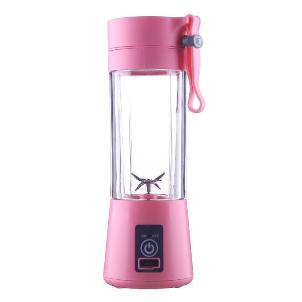 Bärbar Mini Electric Juice Maker Blender Smoothie Juicer Fruktmaskin Pink