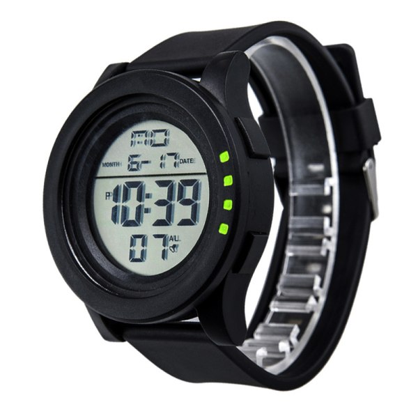 LED Digital Sport Watch Stoppur Date Military Life Vattentät Watch Green