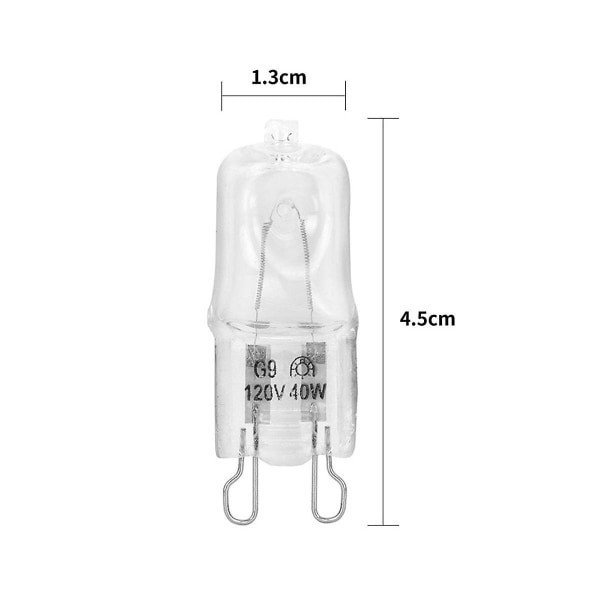 G9 Ugnsljus Hög temperaturbeständig Slitstark halogenlampa La