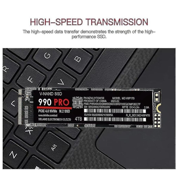Ssd Solid State 4tb 990 Pro M.2 2280 Ssd Pcie 4.0 Nvme Gaming In