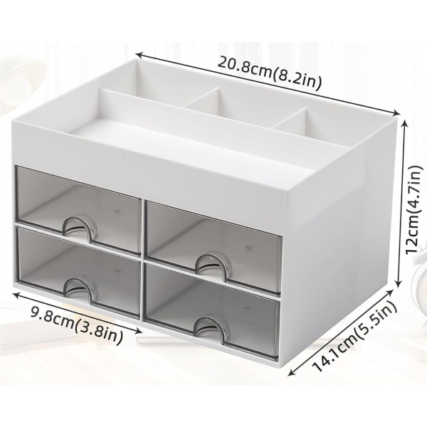 Skrivbord Organizer Skrivbord Organizer Lådor Vit Stationär stationär 2 Drawers