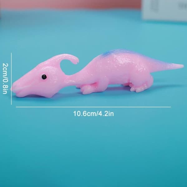 10/75X Katapult Affyring Dinosaur Elastiske Flyvende Fingerfugle Dekoration 10 stk. one-size
