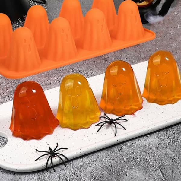 Halloween silikonformer, spøkelses silikonform, høstkakeformer, Halloween bakverkformer, spøkelses bakeform