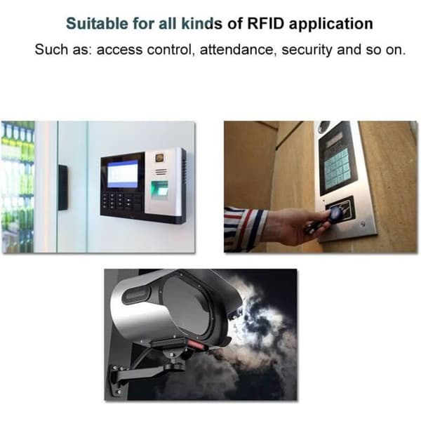Smart RFID-ID-kortläsare med vanlig USB-närhetssensor (ingen läsare krävs) för passerkontroll