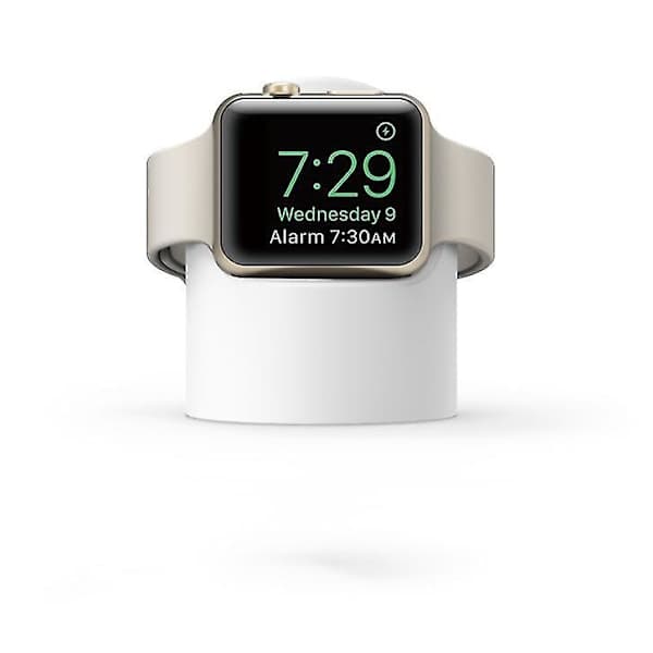 Station til Apple Watch Oplader Tilbehør Opladningsstativ (Sort)