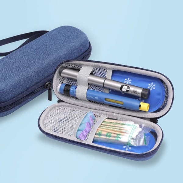 Insulin Køletaske Pillebeskytter SORT SORT Sort