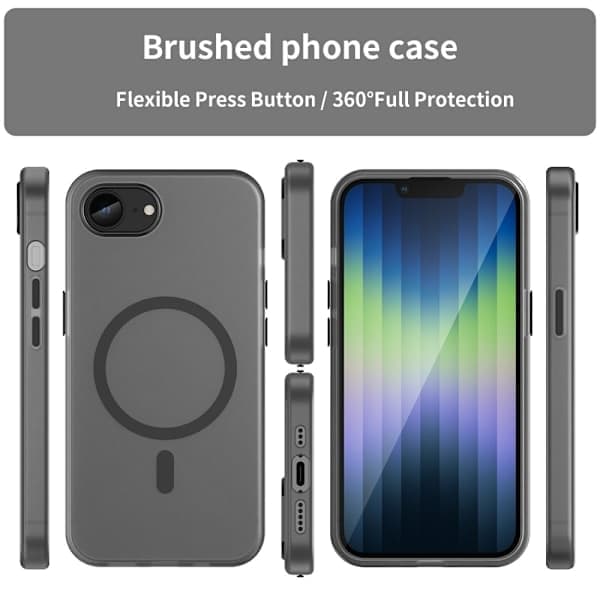 iPhone 16e -kuori MagSafe Slim Mattamusta
