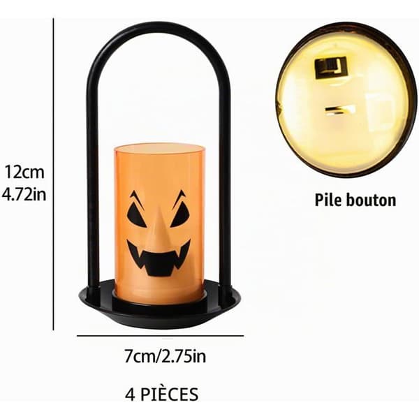 Delar Halloween LED-lykta Utomhusljus