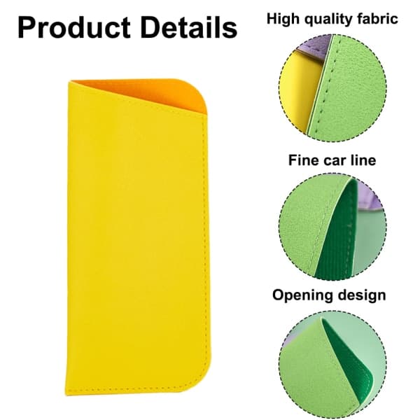 3-pak myke etui for kvinner solbriller etui Style4