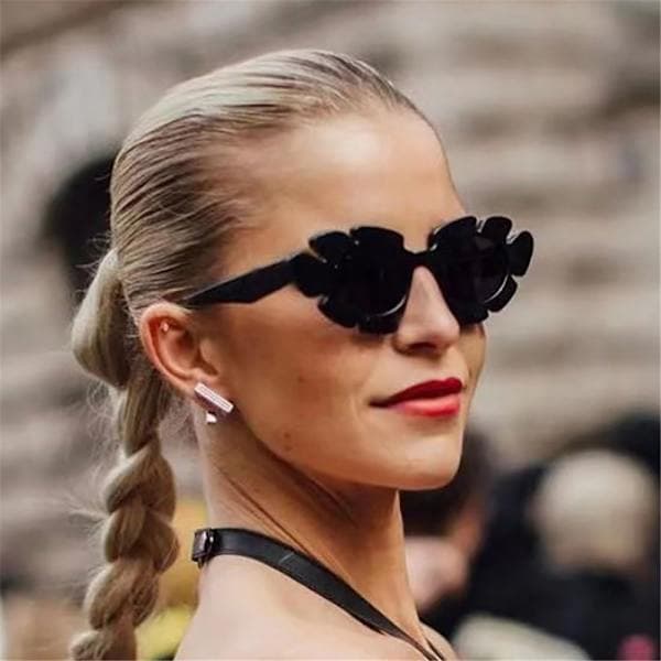Retro Cat Eye -aurinkolasit, muotiaurinkolasit Yellow