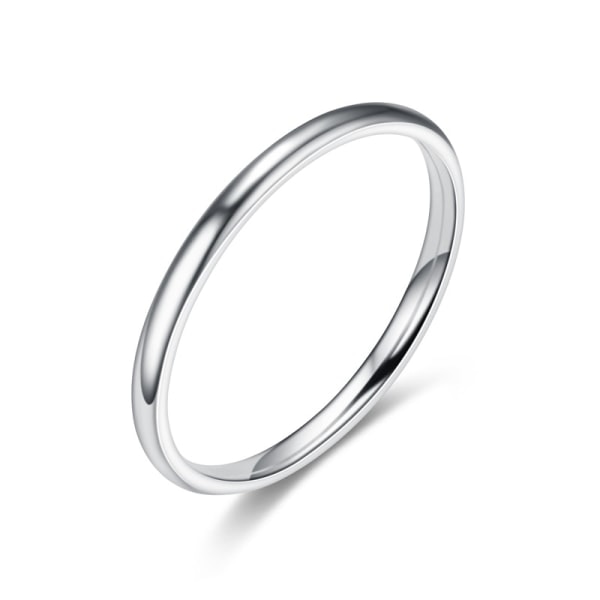 Rustfritt stålring 2mm 21