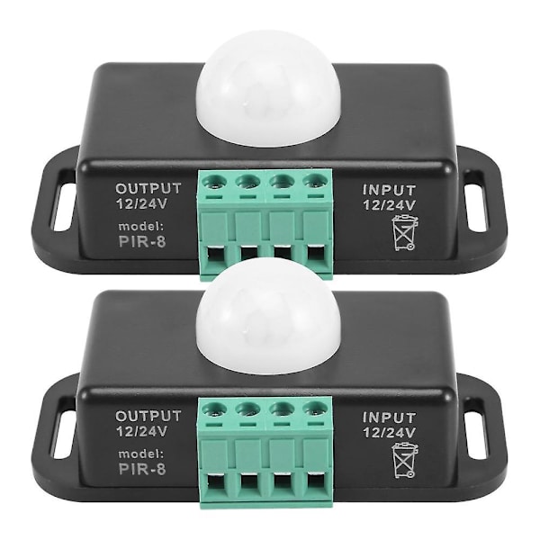 Bevægelsessensorafbryder, 12v 24v Pir Sensor Led Til Fleksibel Led Str