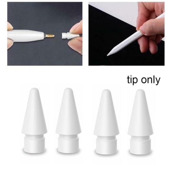4-pack spetsar ersättning för Apple Pencil 1:a generationen 2:a generationen pennspets