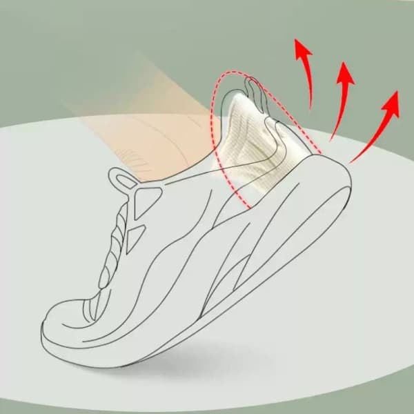 Par Insoles Patch Hælbeskyttelse til Sportsko Adju
