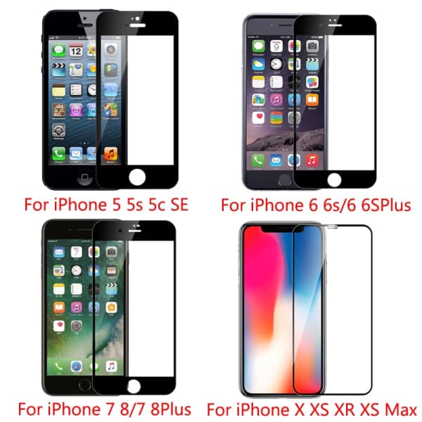 Full-dekning skjermbeskyttere for iPhone 13 Pro Max