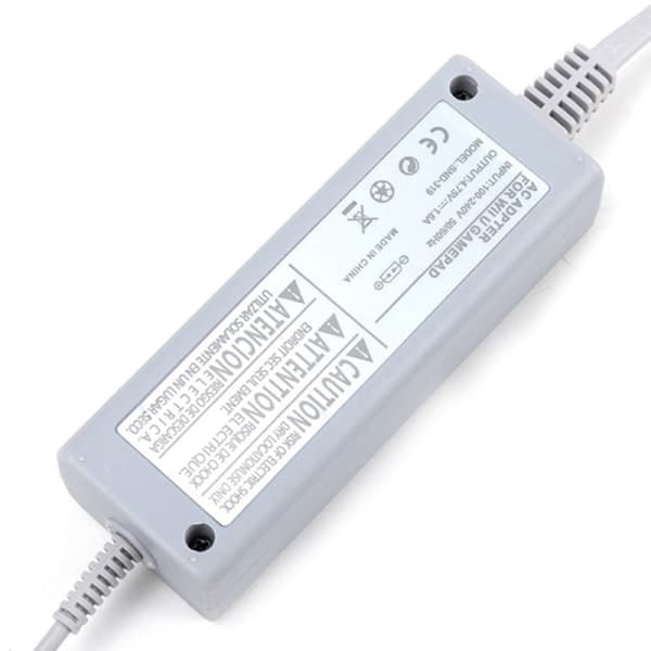 100-240V AC Oplader Adapter til Nintendo Wii U Gamepad Controller EU stik