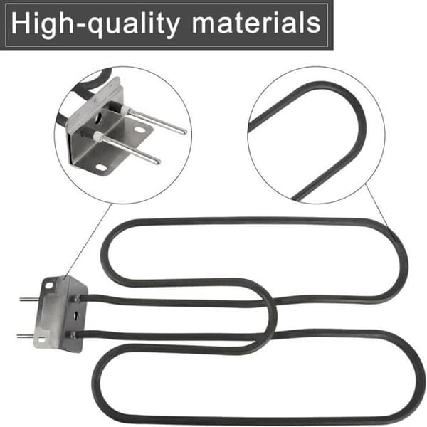 Elektrisk BBQ-varmeelement kompatibelt med Weber 66631 Weber Q140 Q1400, erstatningsvarmeelement for griller