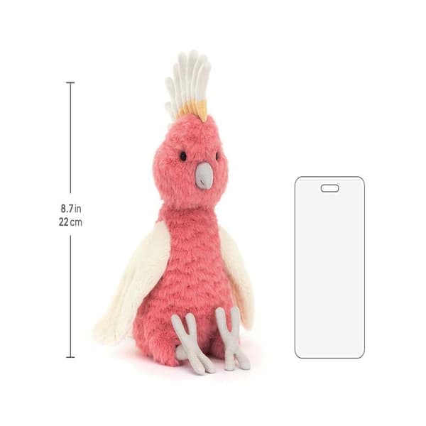 Jellycat 25 cm Squawkatoo blødt legetøj