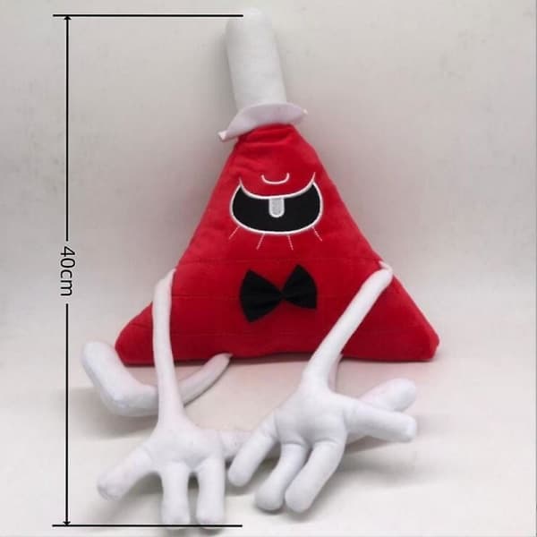 Gravity Falls utstoppede leker dukker Bill Cipher myk dukke plysj barn studenter gaver[HK] ed red