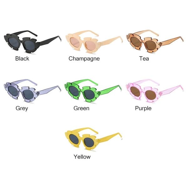 Retro Cat Eye -aurinkolasit, muotiaurinkolasit Champagne