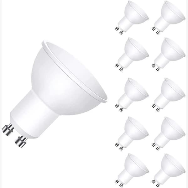 10 kpl GU10 7W LED-kohdevalaisin 500 Lumen 220V Kohdevalaisinlamppu Koti Valkoinen valo White light