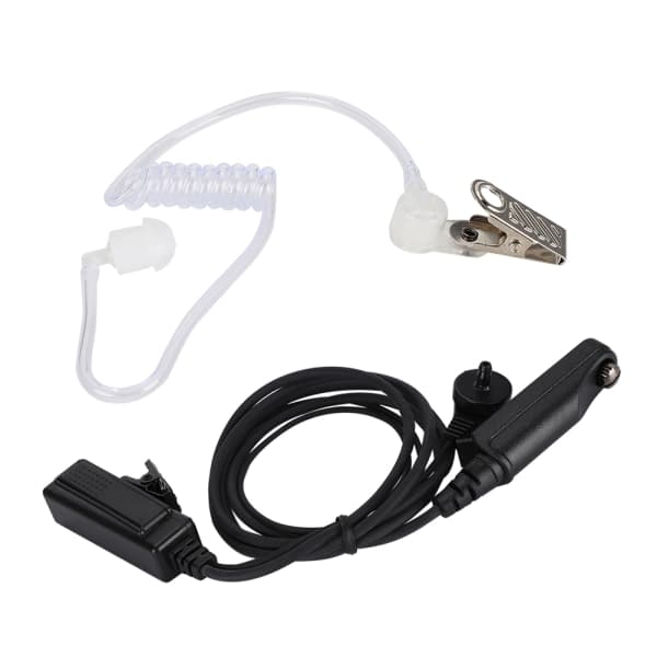 Komfortable ørepropper Luftledning Headset med PTT-knap til Baofeng UV-9R