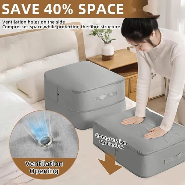 2-pakning ultrabesparende selvkomprimerende dynearrangør | Selvkomprimerende dynearrangør, L+XL