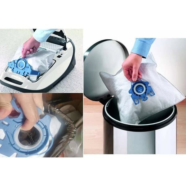 För Miele GN HyClean Dammsugarpåsar - Förpackning med 6 för Complete C3 Complete C2 - 28.5CM*18CM