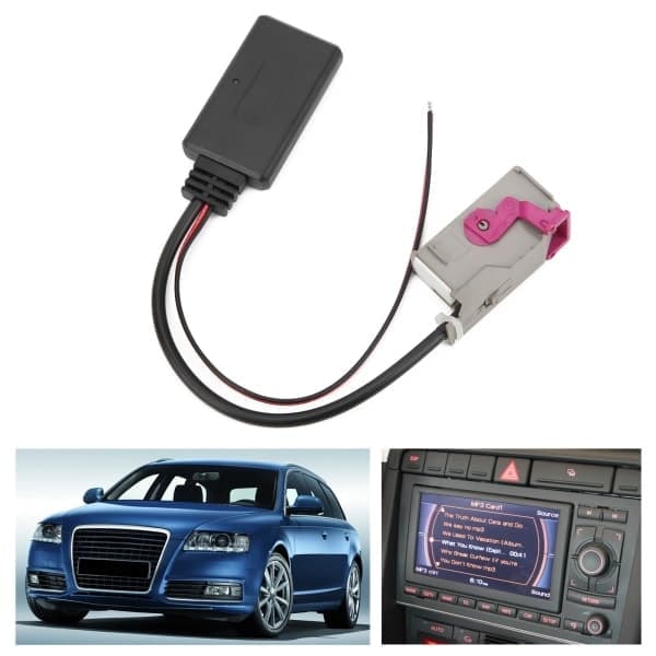 Langaton Bluetooth-äänisovitin Audi A3 A4 A6 A8 TT R8 RNS-E -malleihin