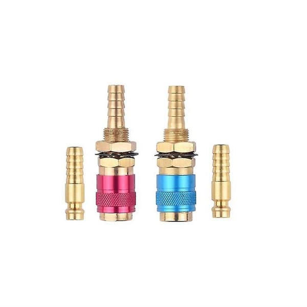2st 8mm vattenkyld gasvattenadapter snabbkoppling Fi