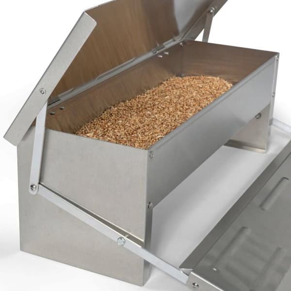 XL Hönmatare, Automatisk Pedalstyrd Ståldispenser, 5 kg