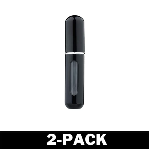 Påfyllningsbar liten parfymflaska - Svart 10-pack 10-Pack