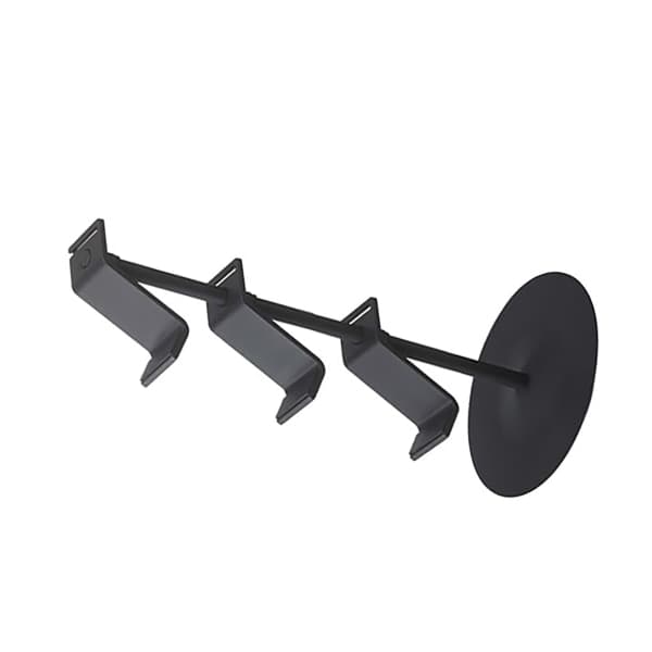 3-lags spilcontroller opbevaringsstativ hul hovedtelefon spil konsol controller holder stand arrangør til XBOX sort