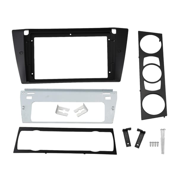 Bilradiofascia for E90 E91 9-tommers stereo DVD-spiller dashbordsett frontplate