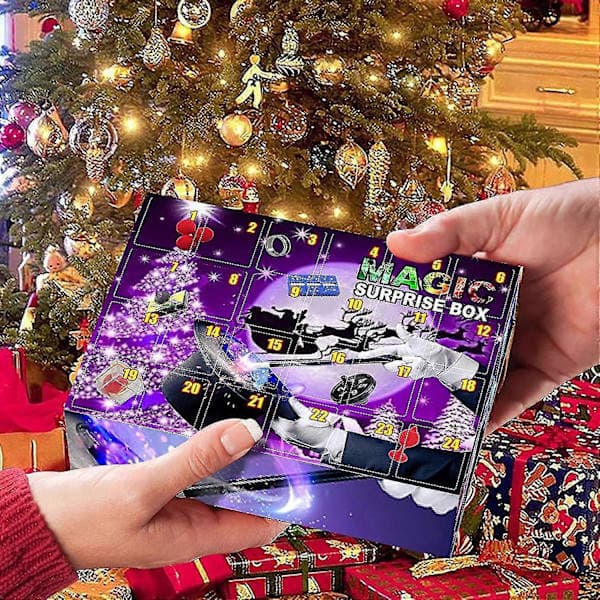 Julkalender för barn magisk överraskningslåda julnedräkning överraskningar fidget-leksak