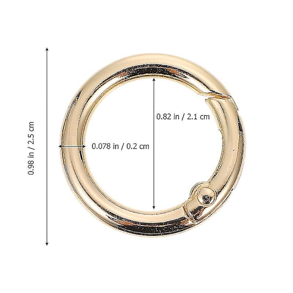 10st Fjäder O-ring Spännen