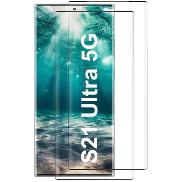 2 näytönsuojaa Samsung S21 Ultralle