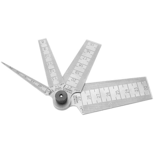 Konisk måler, metrisk, 1-29 mm, rustfrit stål, til ingeniører, måling af mellemrum