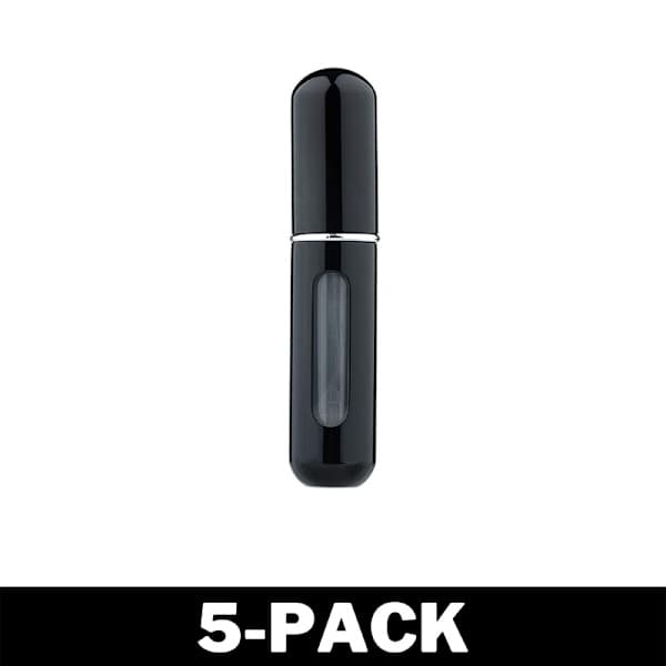 Påfyllbar liten parfymeflaske - Svart 2-pakning 2-Pack