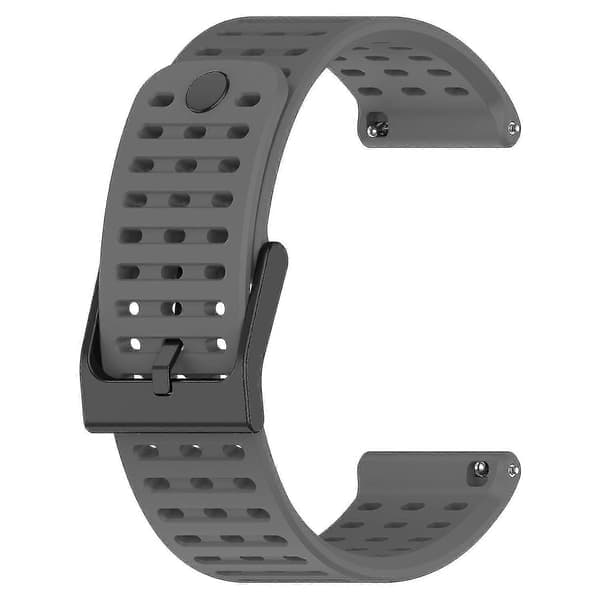 Sportsrem til Suunto Vertical/9 Peak Pro/9 Peak/5 Peak, 22mm Silikone urrem Grå Grey
