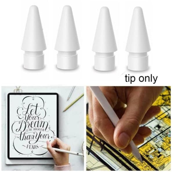 4-pack spetsar ersättning för Apple Pencil 1:a generationen 2:a generationen pennspets