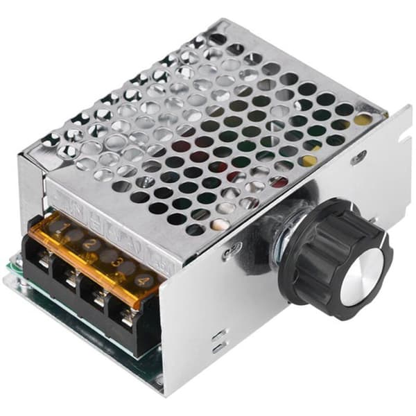 4000W AC spenningsregulator, 220V dimmer, temperatur- og hastighetskontroller for elektrisk motor