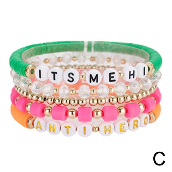 Tilfeldig vennskapsarmbånd C One size