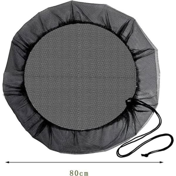 3-delat regntanknät: Skyddsnät med dragsko, vattentank, justerbart lock - 80 cm diameter