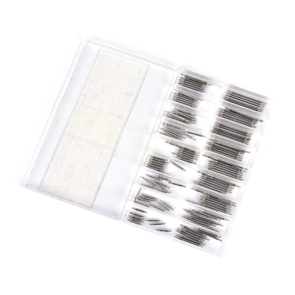 8-25 mm klockfjäderstänger Remlänk stift Reparation Klocklänk silver